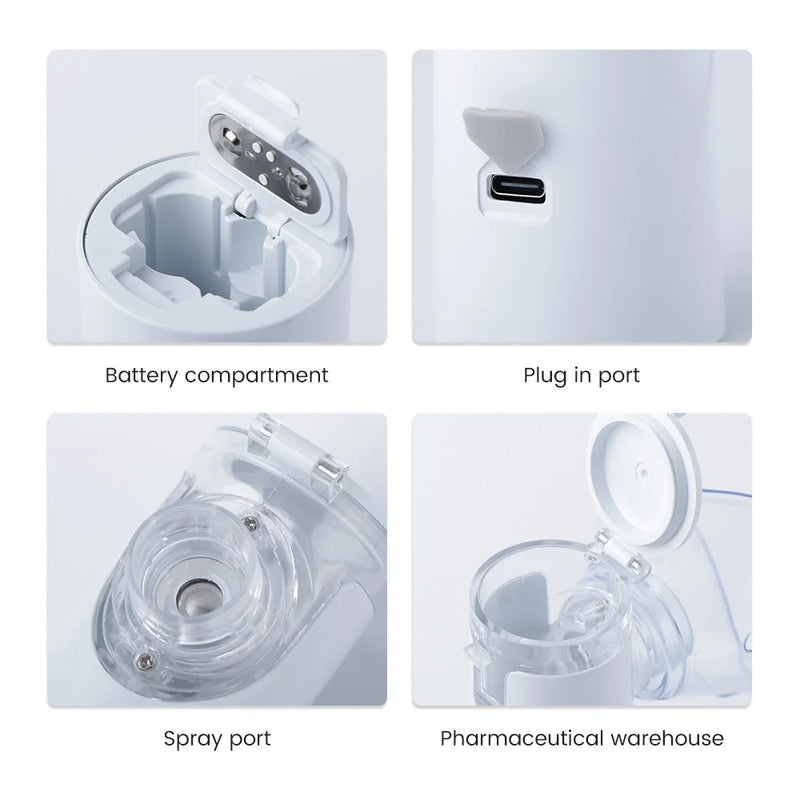 Nebulizador e Atomizador Portátil Recarregável